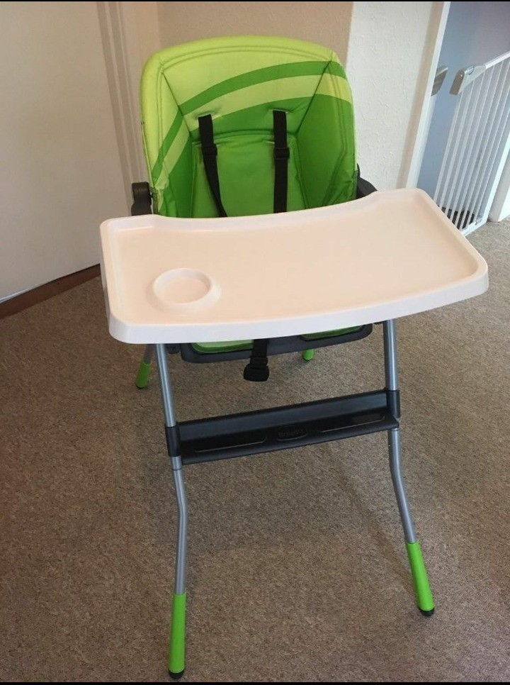 chicco green high chair